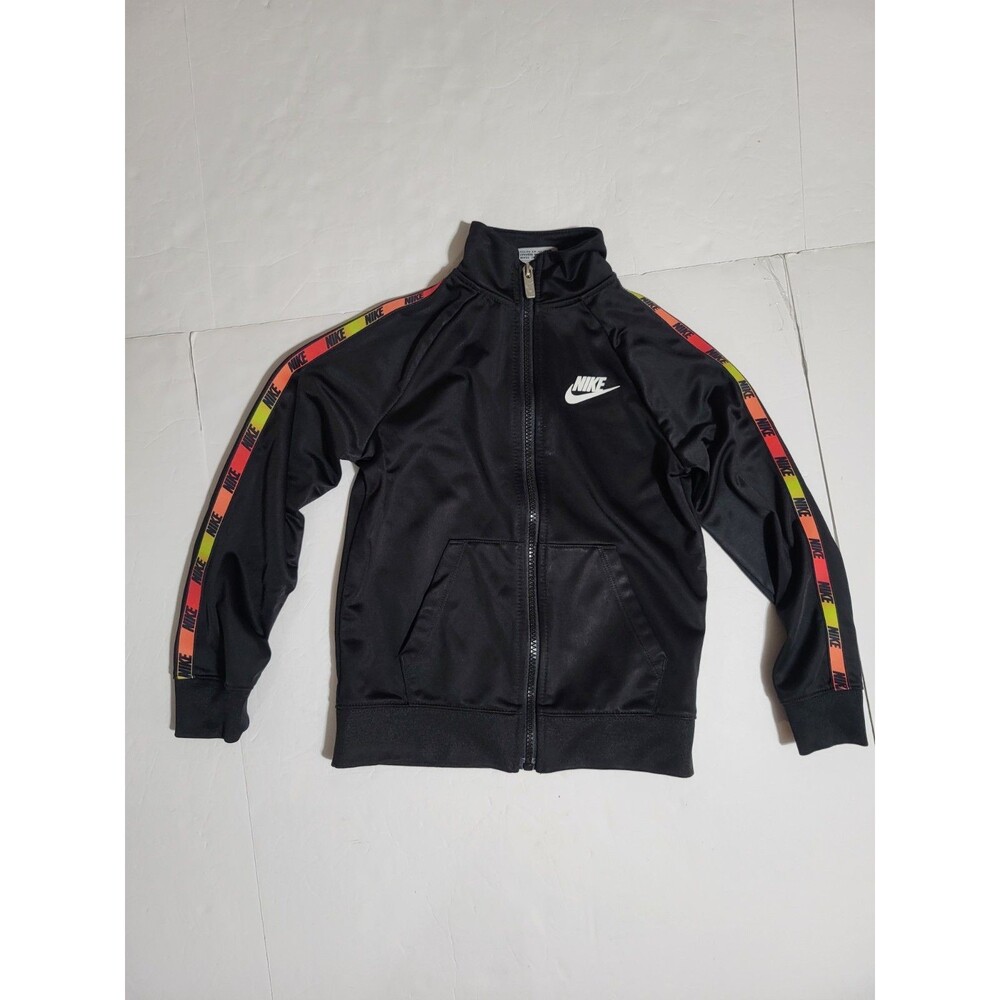 (#8) Nike Full Zip Light Jacket Size Kid's 6(5-6YRS) Black